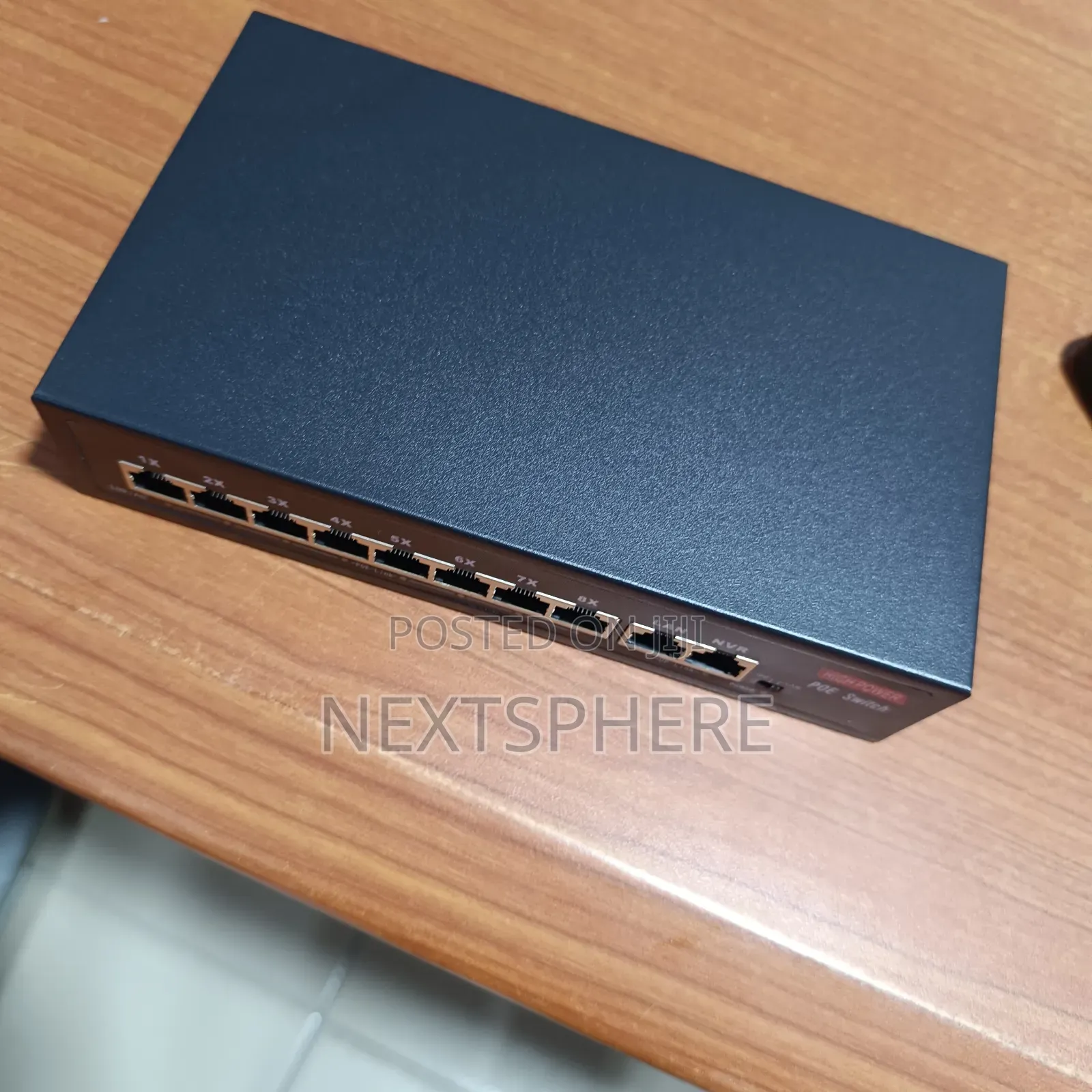 16 Ports Long Range Poe Switch With 2 Uplinks