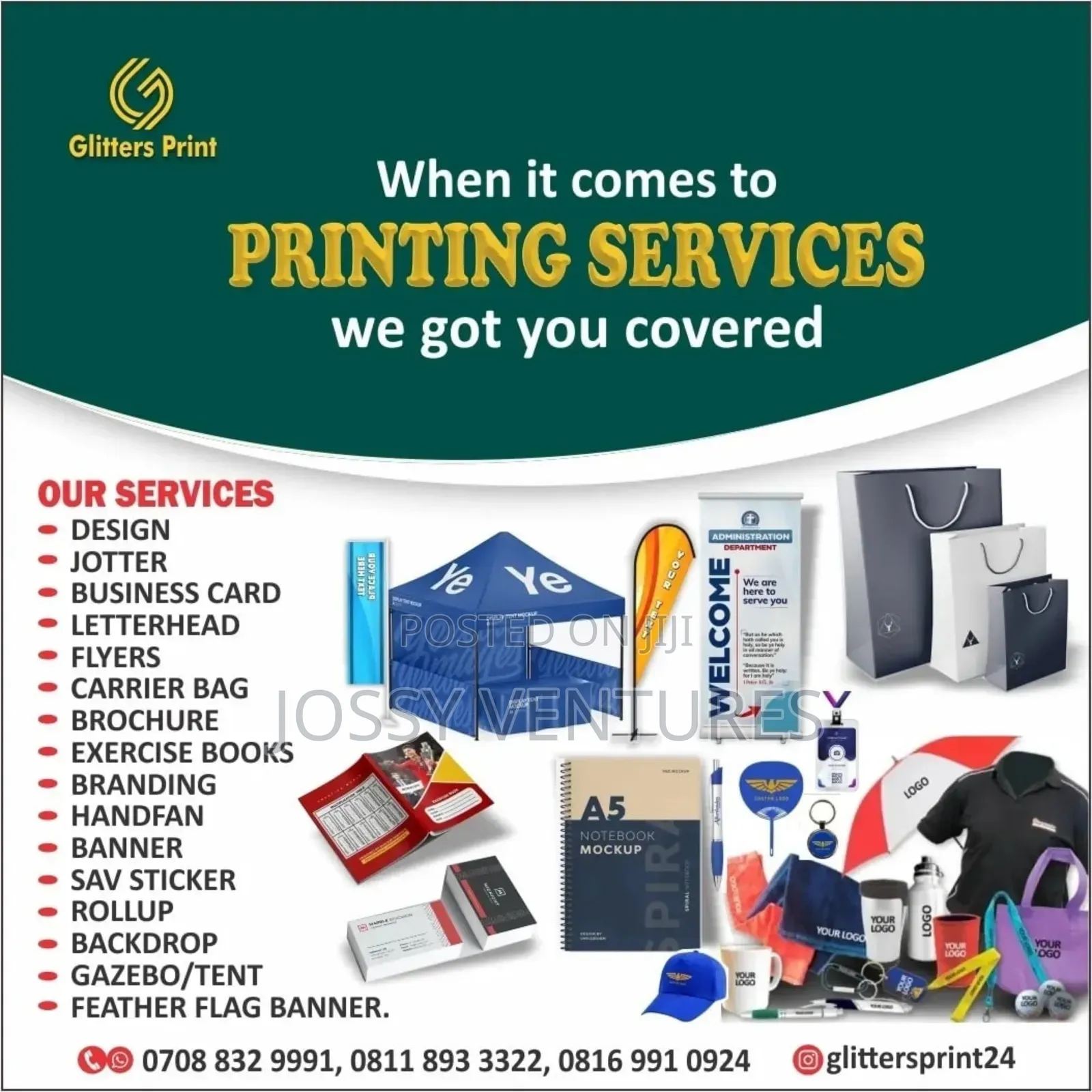 Contact for Printing Services
