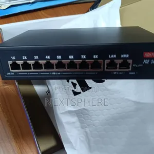 8 Port Poe+ Switch, High Power 120w