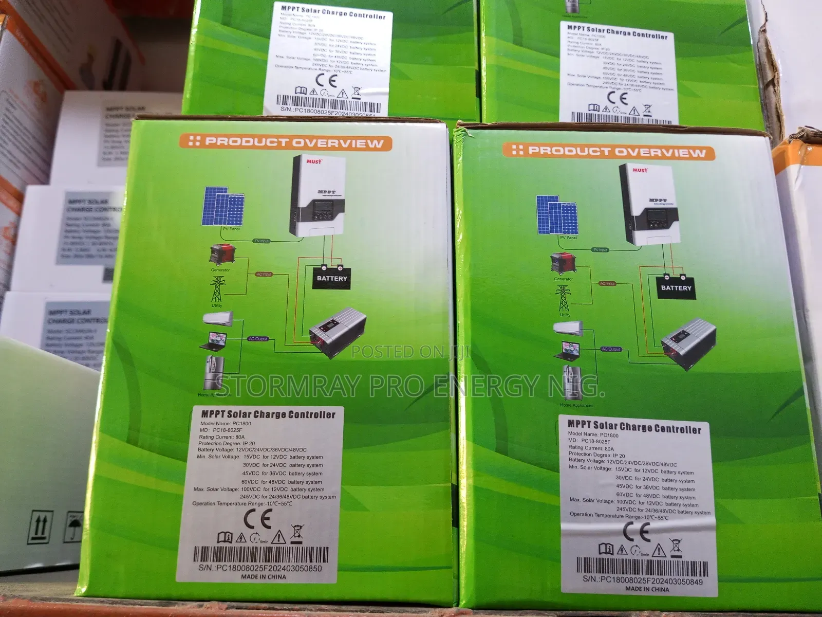 Must 80ah Charge Controllers
