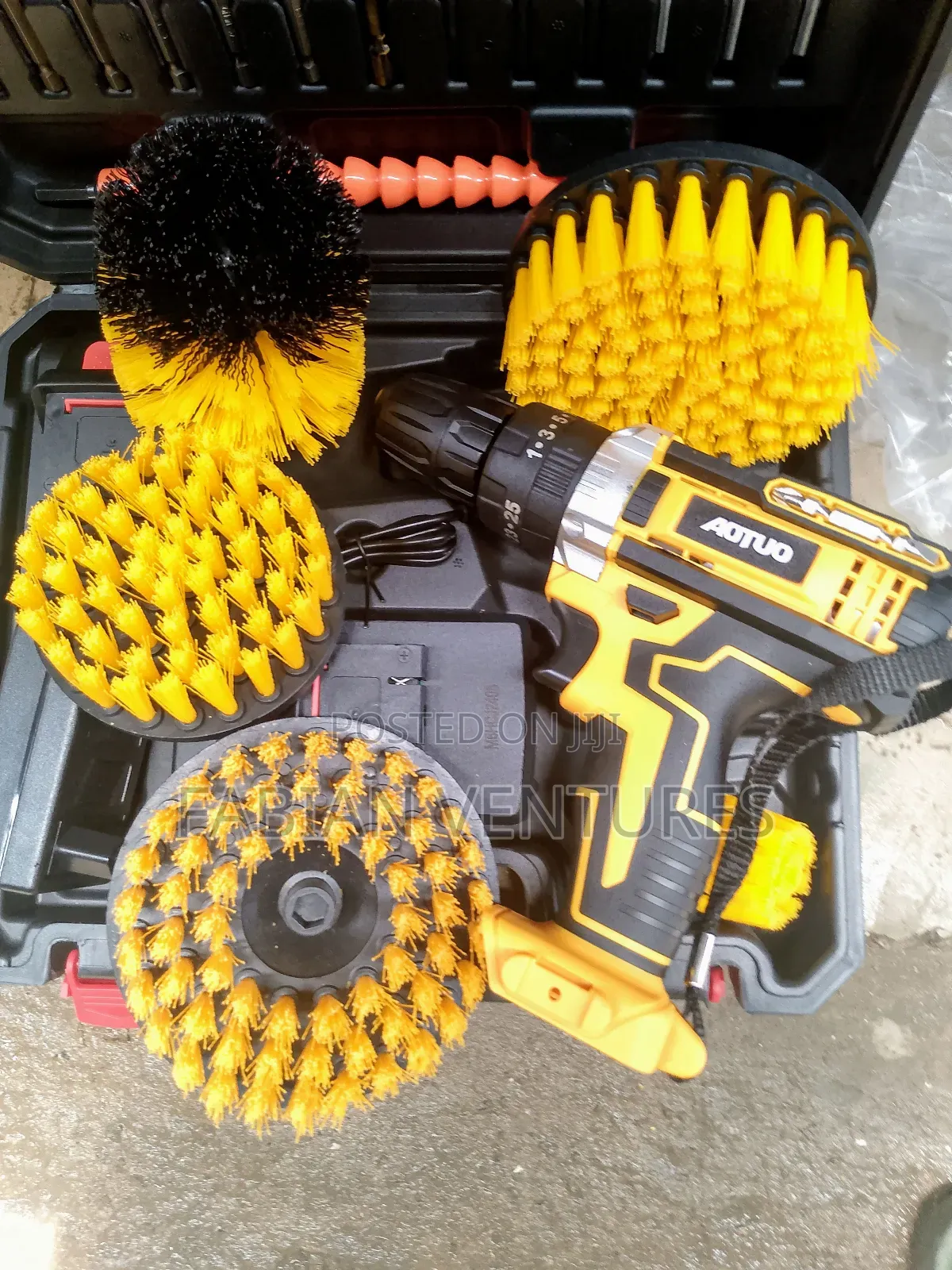 Complete Drill Machine Brush With Tools Kit