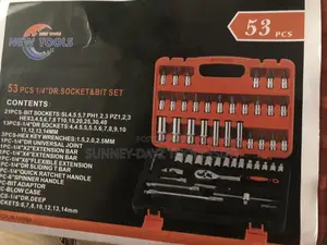 53 PCS 1/4 Socket Bit Set
