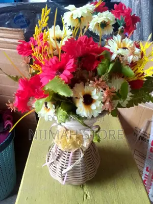 Beautiful Basket With Flower Decoration