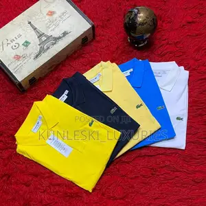 Photo - Original Lacoste Collar Neck Polo Tops Collections