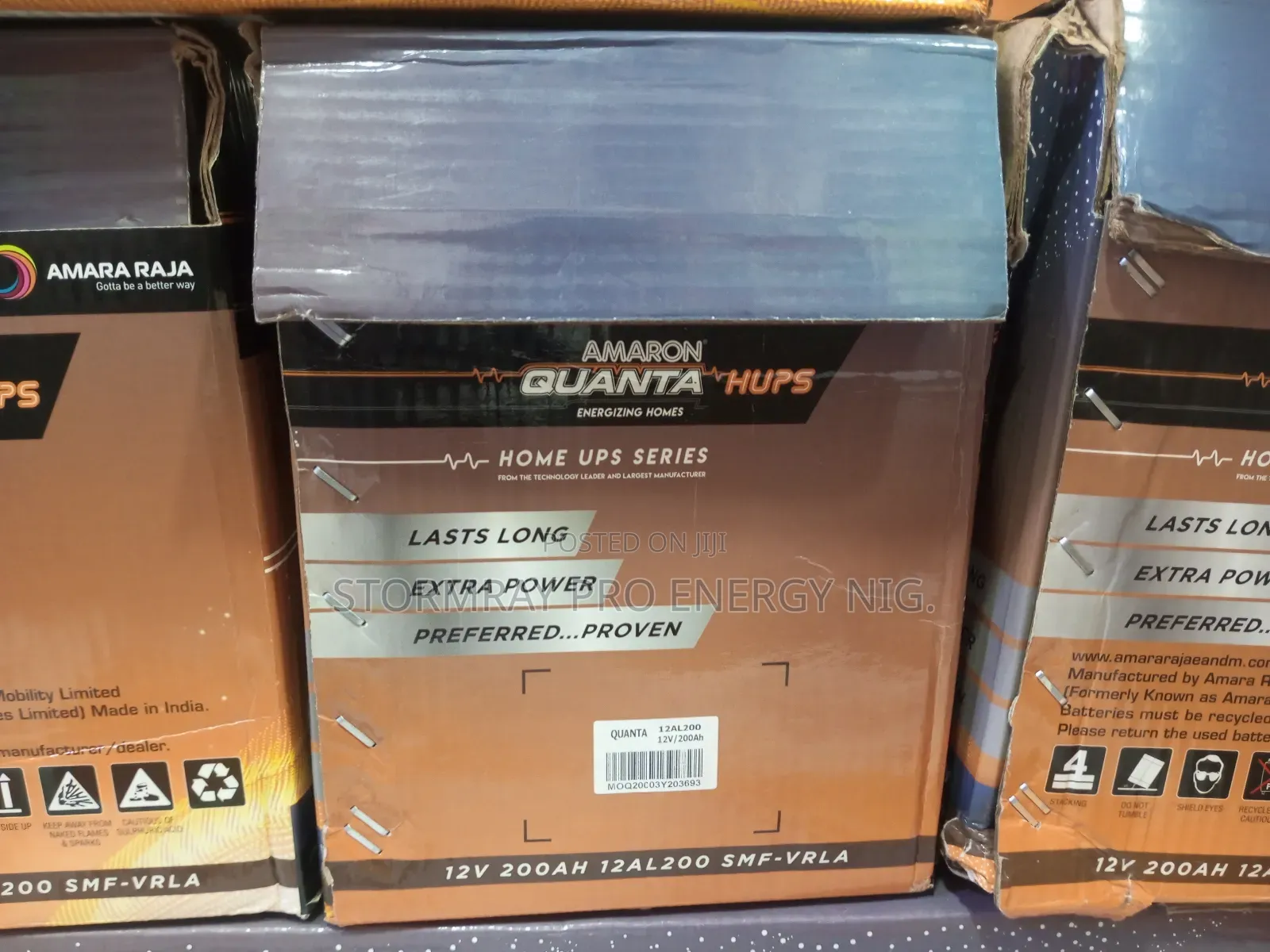 Quanta 200ah Dry Cell Batteries Available