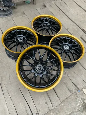 20 Rim Black and Gold Available for Mercedes Benz
