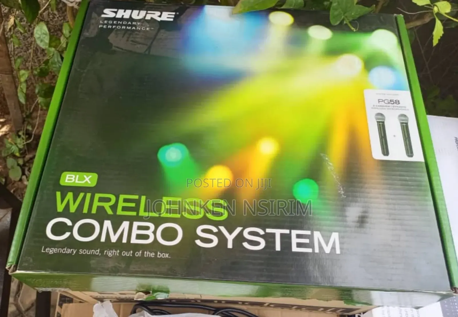 Original Shure Pg58 Wireless Mic