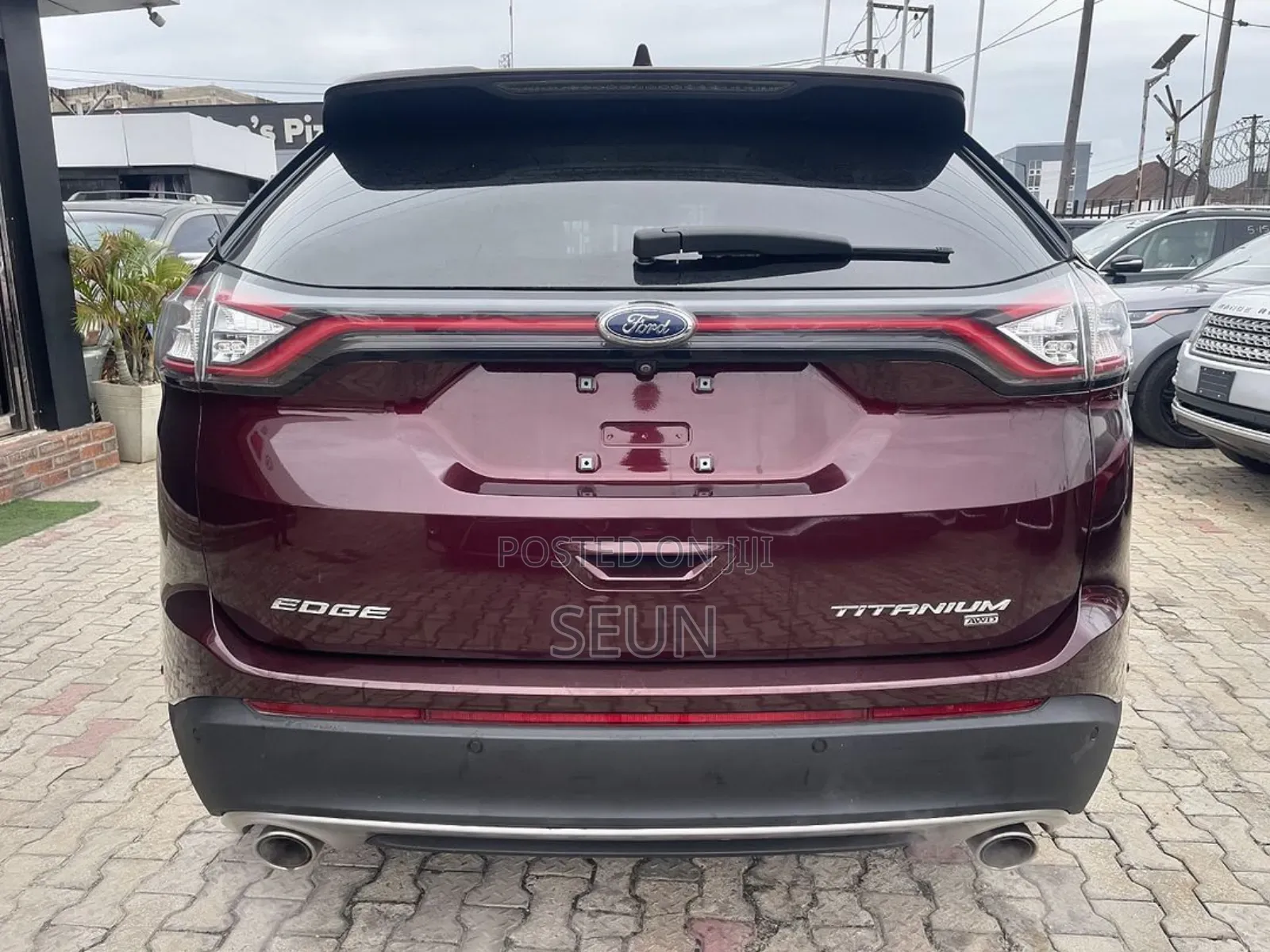 Ford Edge Titanium AWD 2018 Red