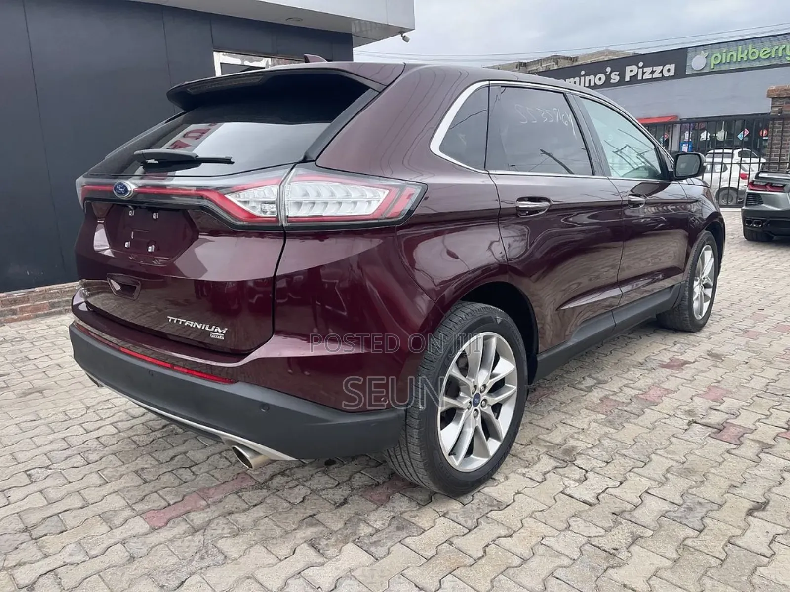 Ford Edge Titanium AWD 2018 Red
