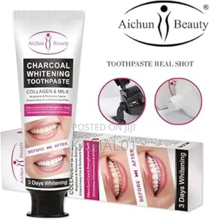 Aichun Charcoal 3 Day Whitening Toothpaste Collagen 100ml