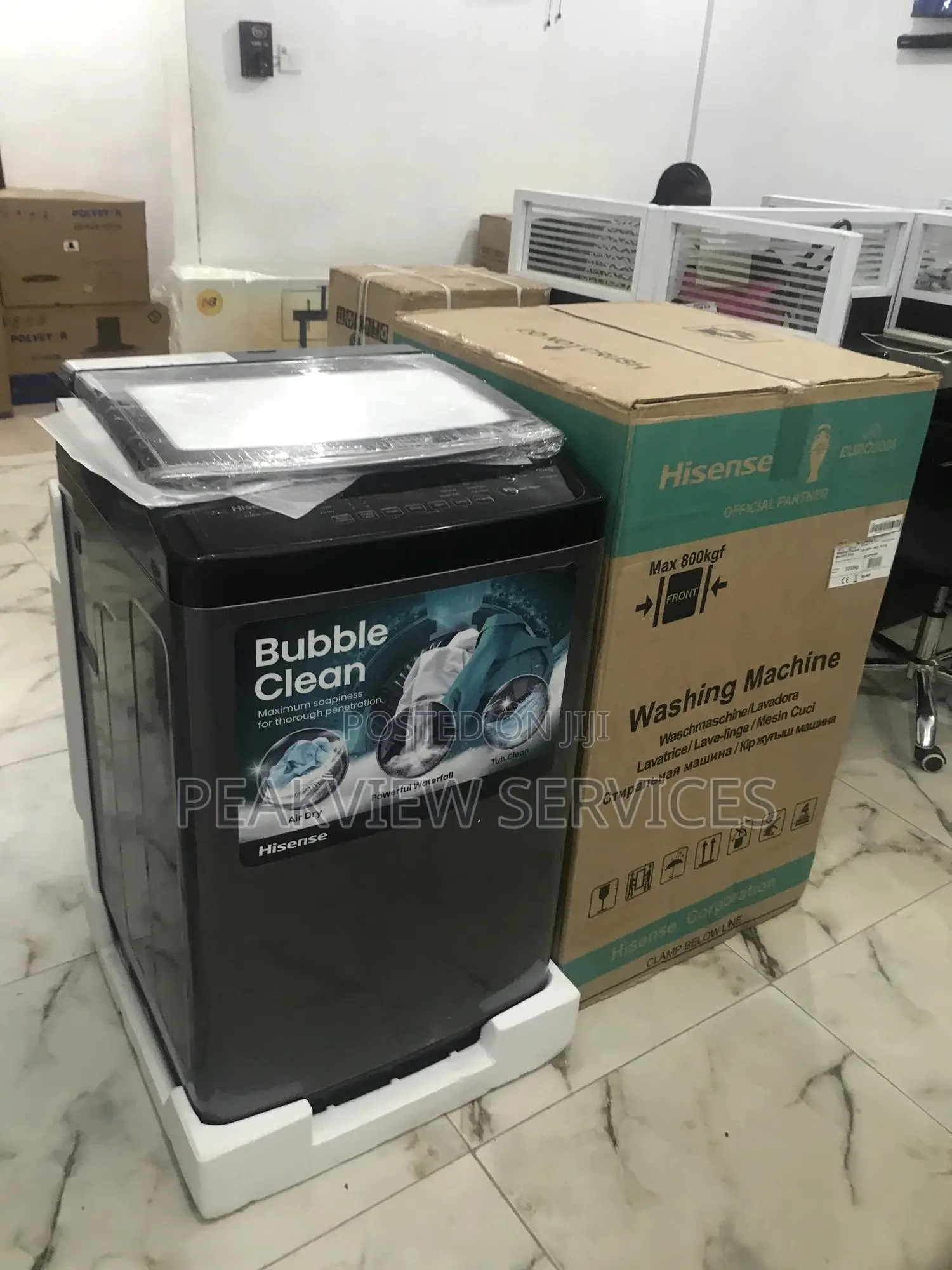 Attractive Top_loader 8kg Hisense Automatic WM - WTJA802T