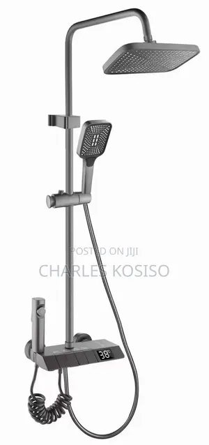 Plano Shower Mixer With Led Light
