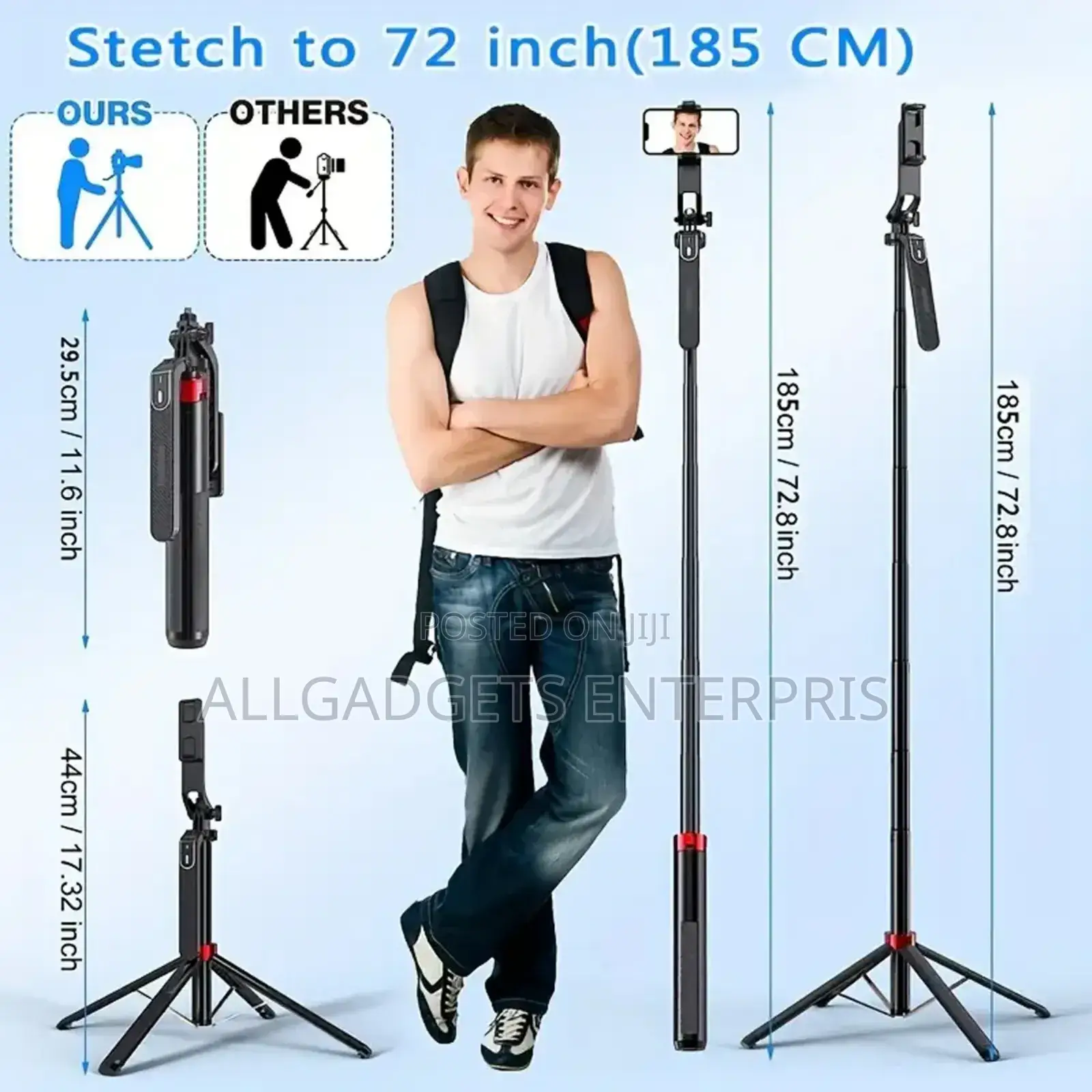 Selfie Stick Tripod Long