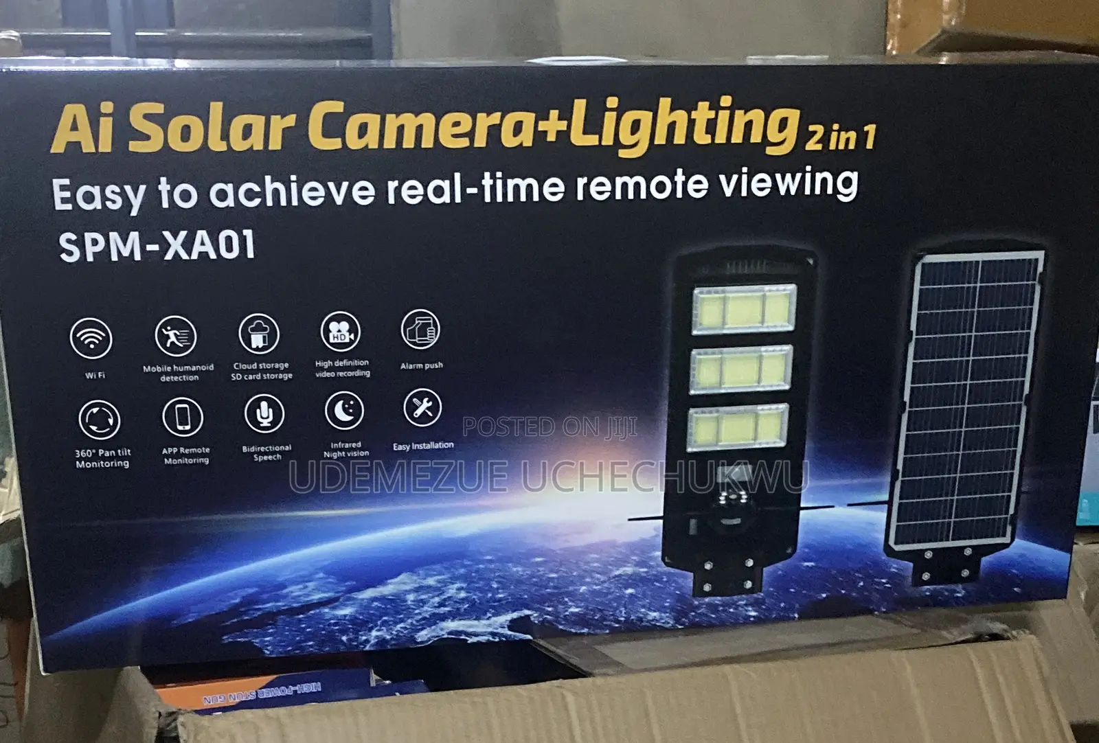 Solar Camera With Lighting (Street Light With Camera)