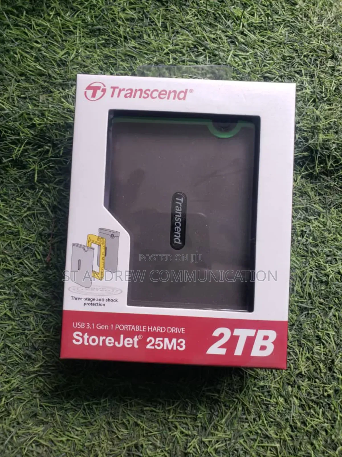Transcend Storejet 25m3 External Hard Drive 2tb
