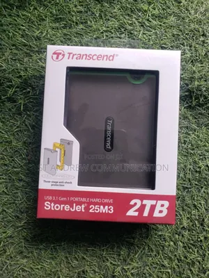 Transcend Storejet 25m3 External Hard Drive 2tb