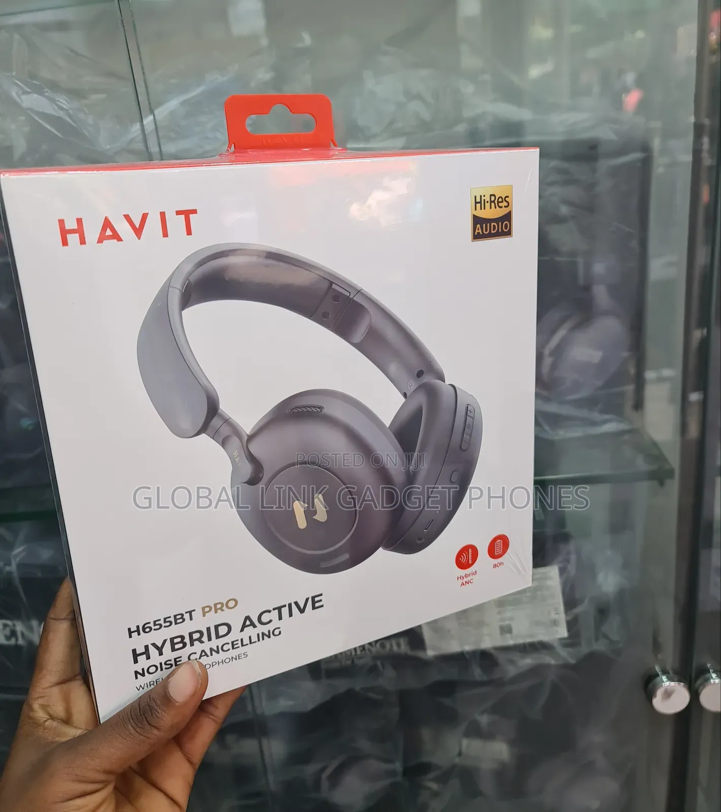 H655bt PRO Hybrid Active Noise Cancelling