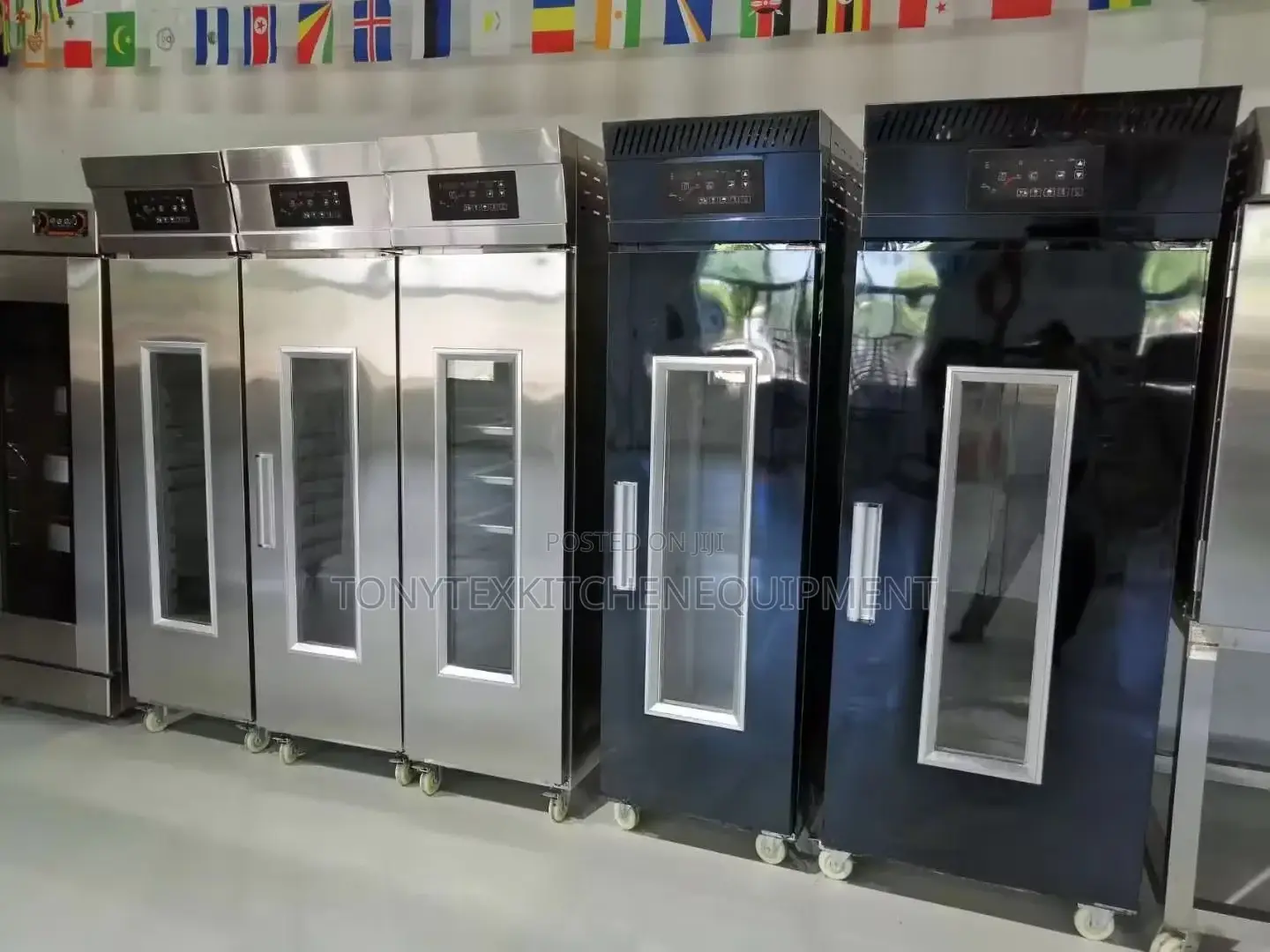 Double Door Bread Proofer Bakery Machine