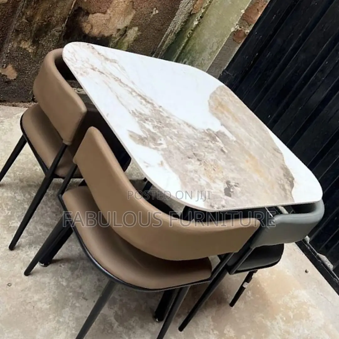 Modern Marble Top Dining Set