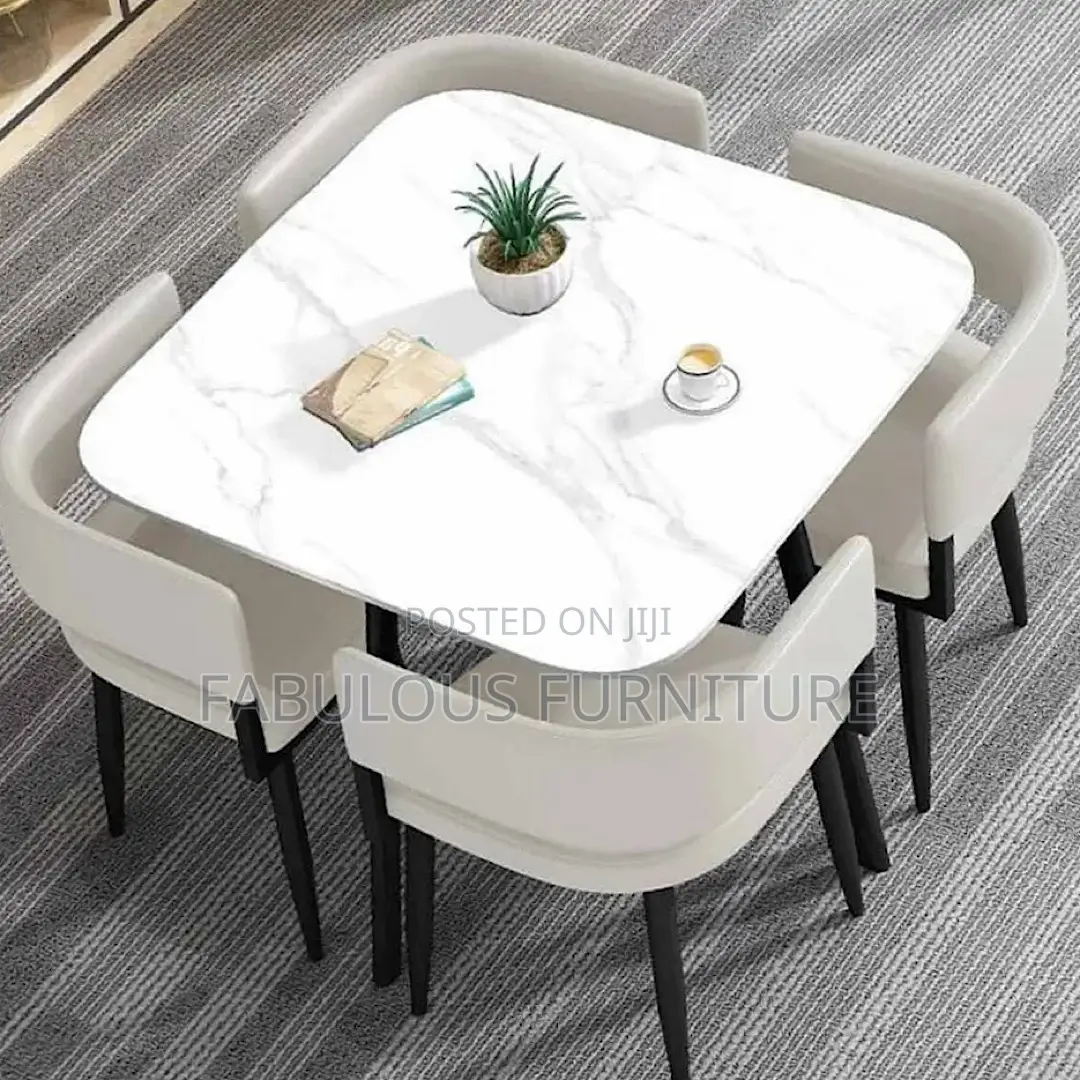 Modern Marble Top Dining Set