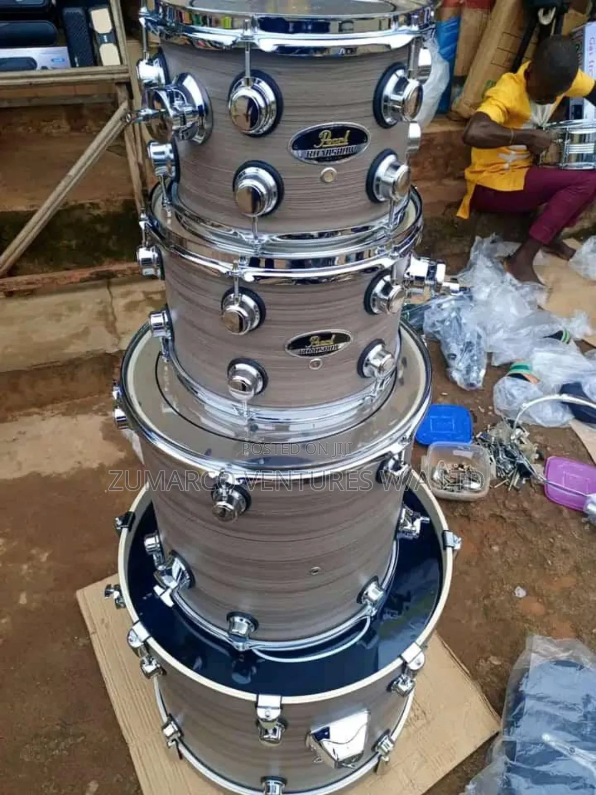 7 Piece Pearls Drumset