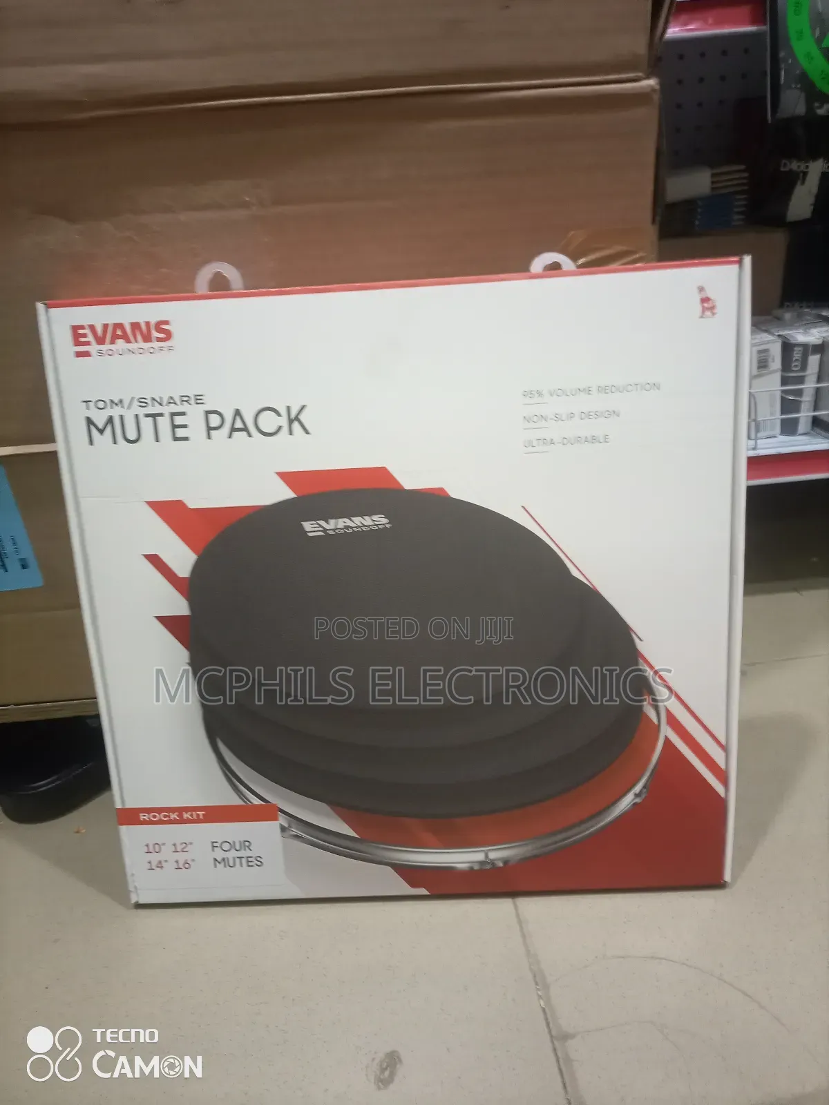 Evans Black Drum Heads Set of 5