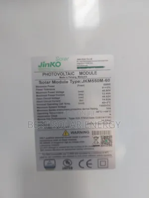 Original Jinko 550w Solar Panel