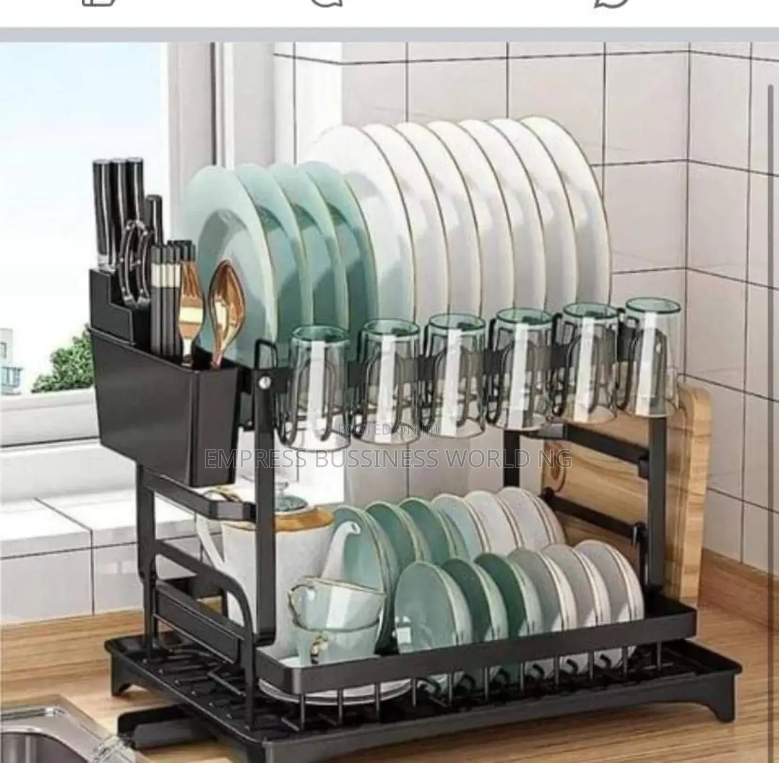 2 Layers Strong Quality Plate Rack