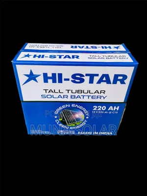 220ah 12v Hi-Star Tubular Battery