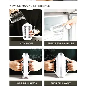 Portable Ice Cube Ball Maker Ice Bottle