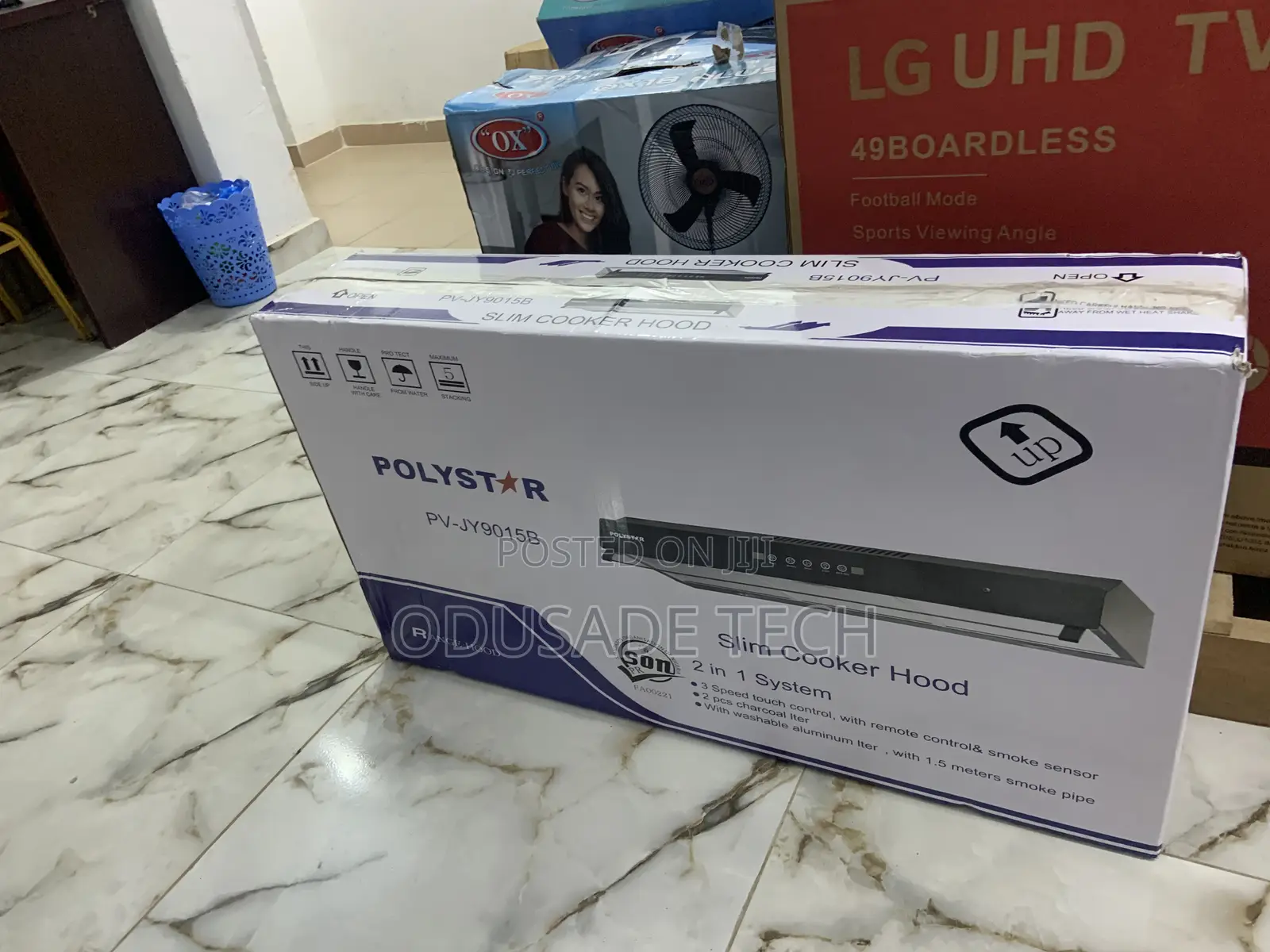 Efficient Heat Extractor Polystar Slim Cooker Hood