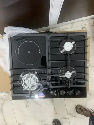 Complete Polystar Built in Cooker 3 Gas Burner, One Electric