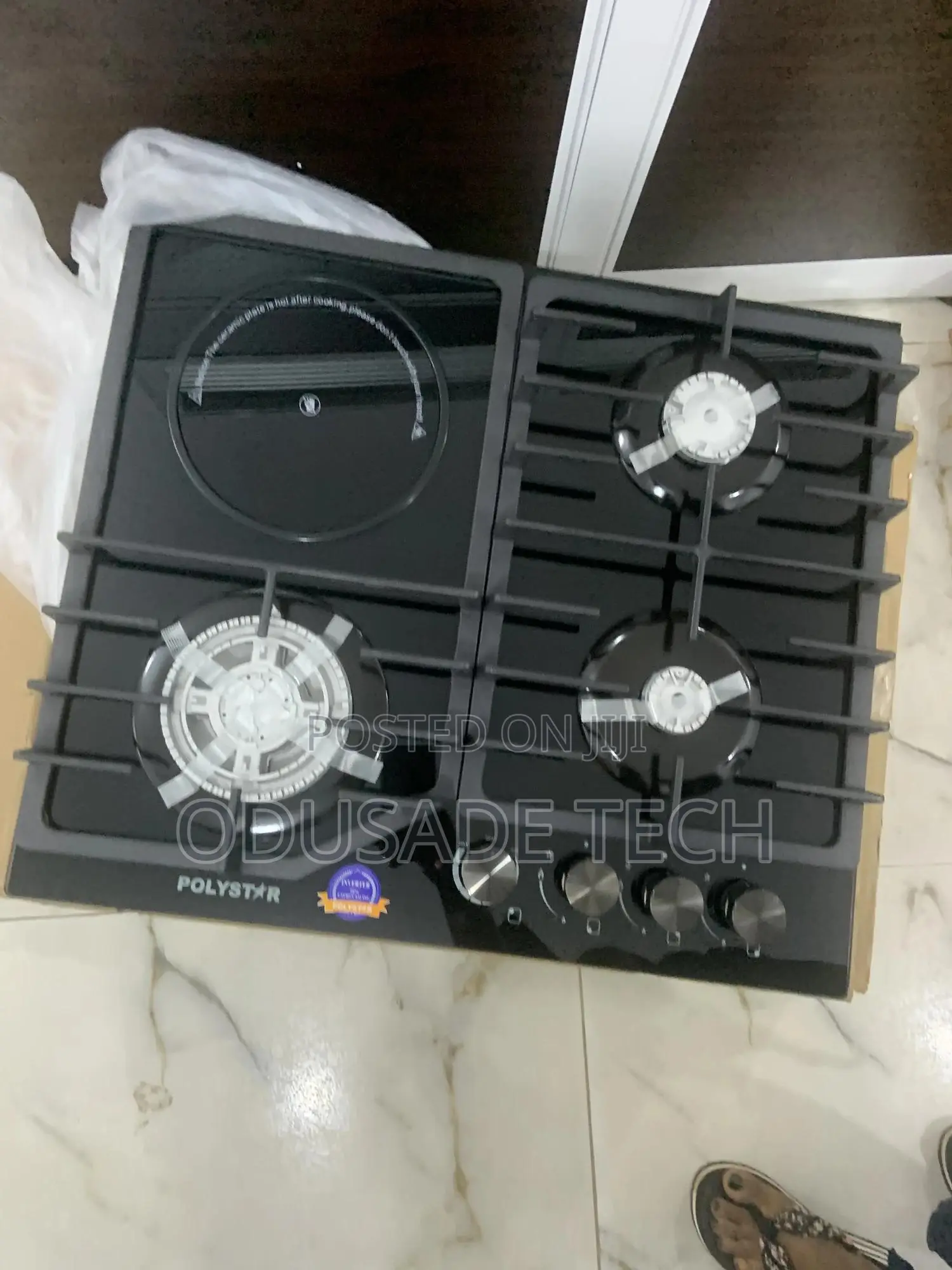 Smart Choice Polystar Built in 3+1 Gas Burner