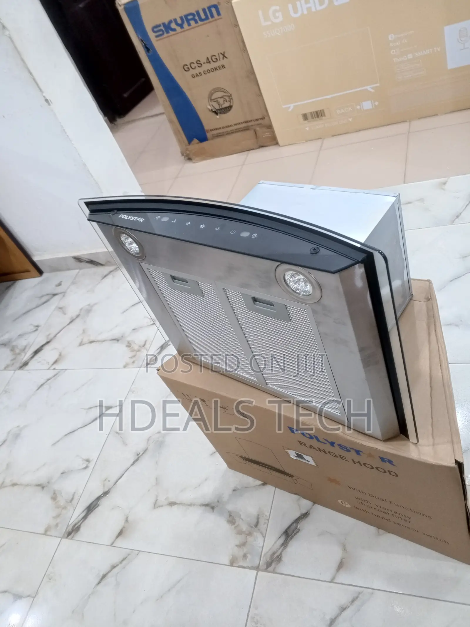 New Polystar 60cm Kitchen Smoke Extractor Range Hood