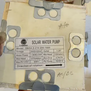 2hp Solar Water Pump DC
Max Head 210 Meters