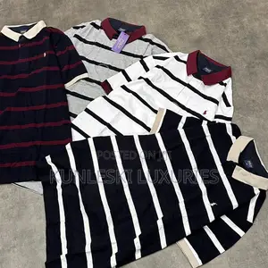 Original Stripe Polo Ralph Lauren Collar Neck Collections
