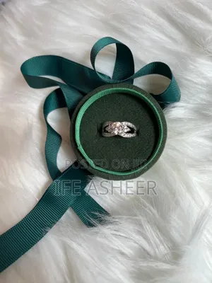 Mossanite Diamond Stone Ring 007- Pink Stone