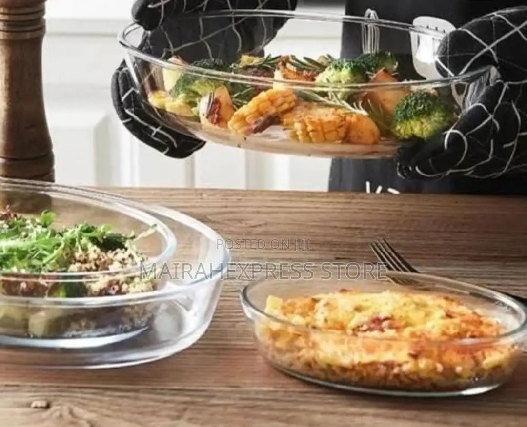 3pcs Oval Baking/Serving Dish Set