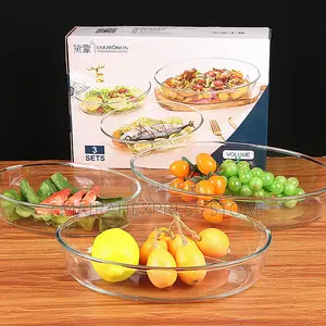 3pcs Oval Baking/Serving Dish Set