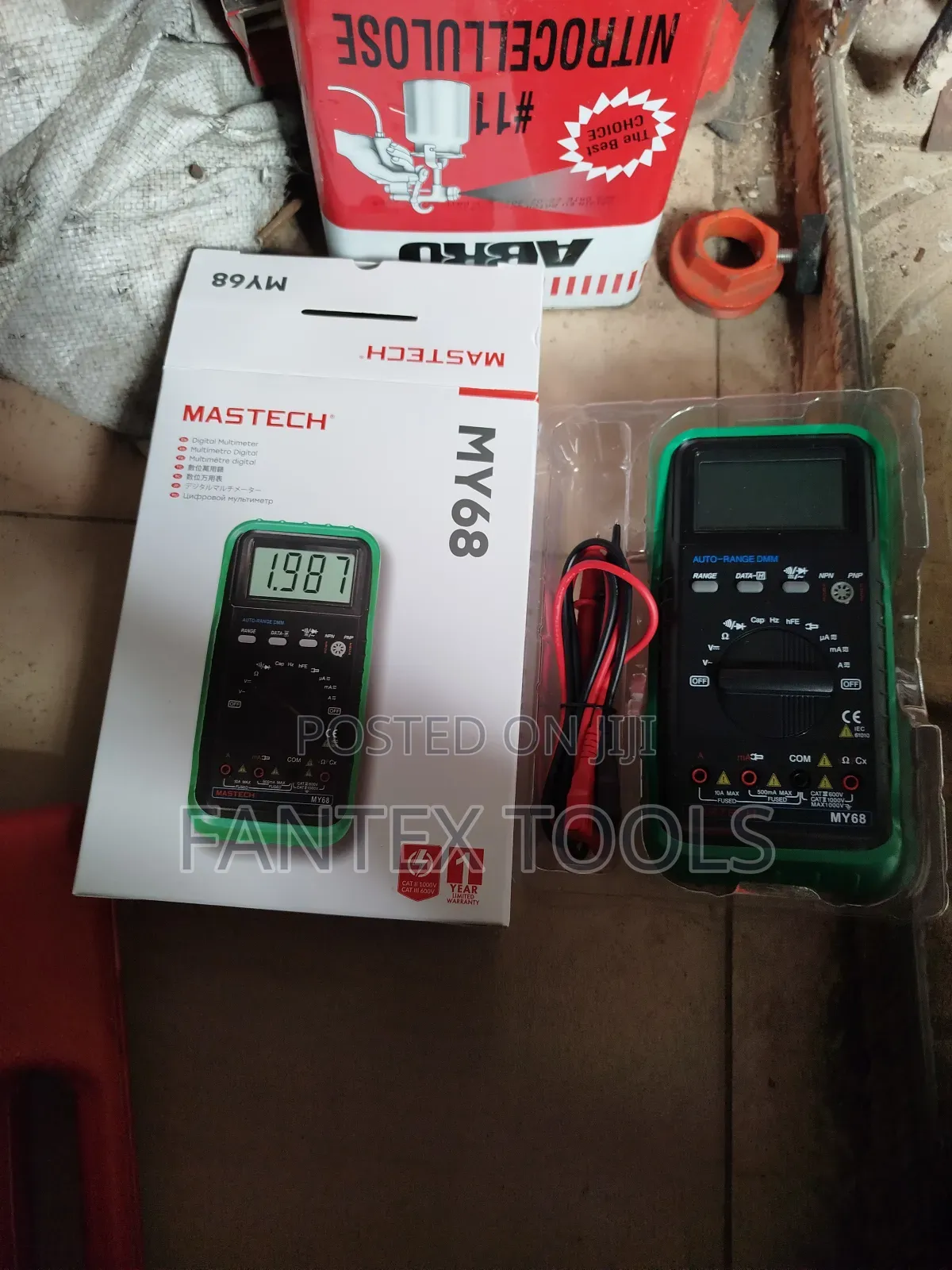 MY 68 Mastech Digital Multimeter.