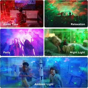 Astronaut Galaxy Projector Night Light L With Mp3 Bluetooth