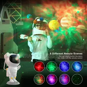 Astronaut Galaxy Projector Night Light L With Mp3 Bluetooth