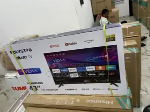 Fast Selling Polystar 43" Frameless Smart Tv