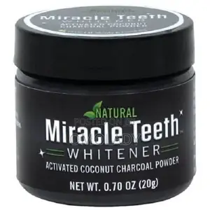 Miracle Teeth Whitener Activated Charcoal Powder-20g