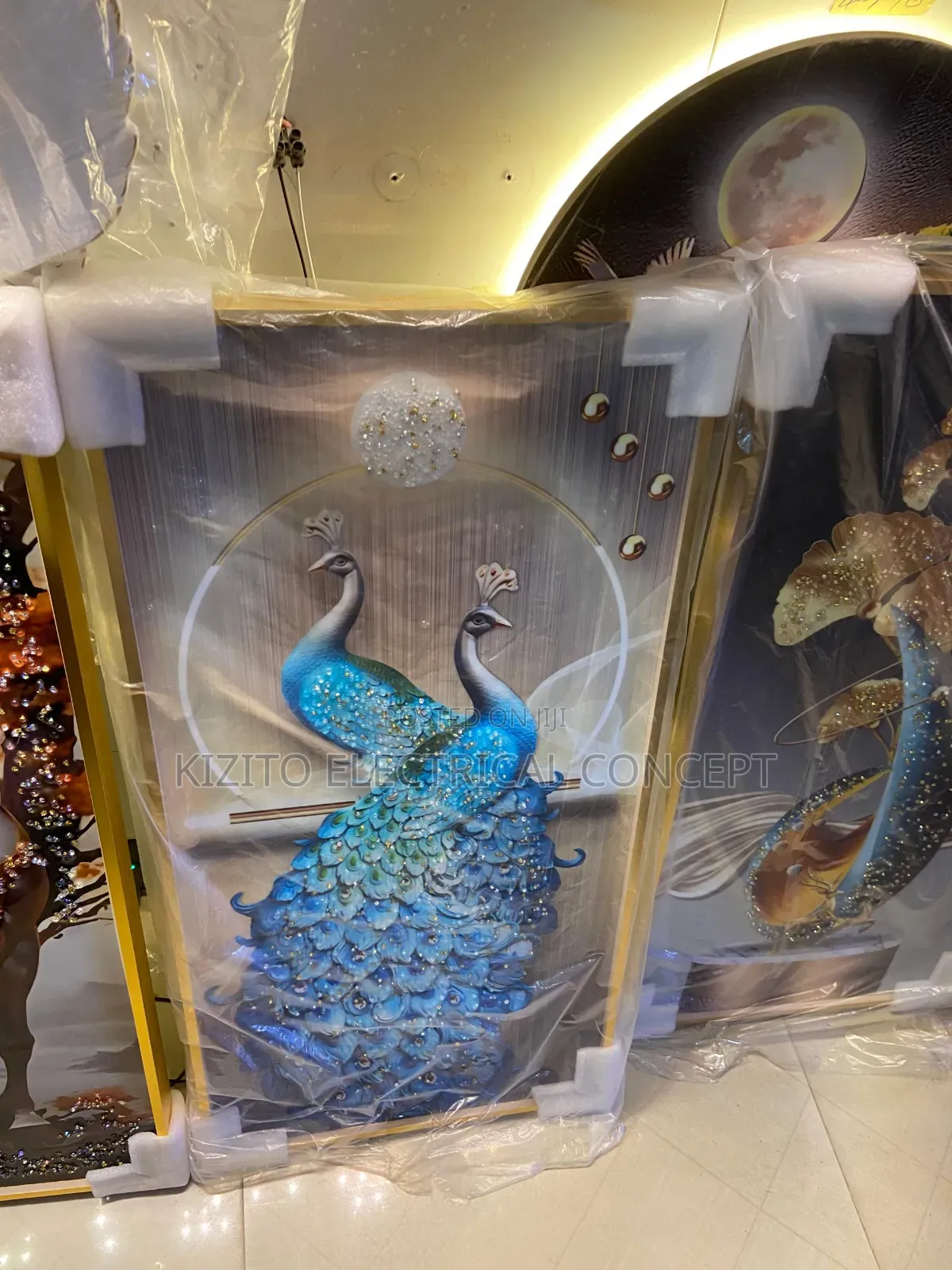 LED Animal Art Wall Frame Decor Light
