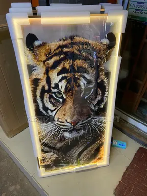 LED Animal Art Wall Frame Decor Light