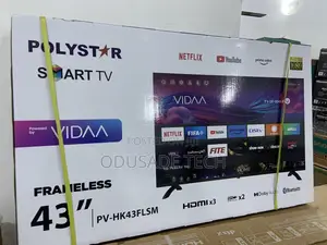Pv-Hk43flsm Polystar 43" Frameless Smart Tv (Top Pick)