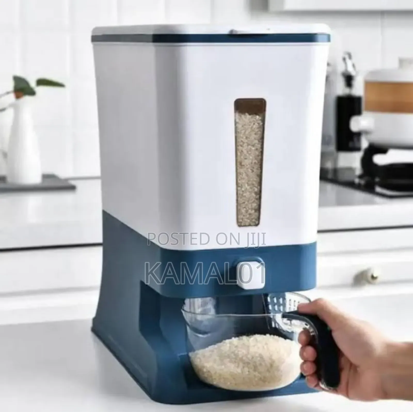 Rice Storage Container 10kg,Cereal Dispenser,Large. for sale - Kamal01 ...