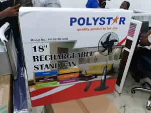 Super Power 18' Polystar Rechargable Stand Fan