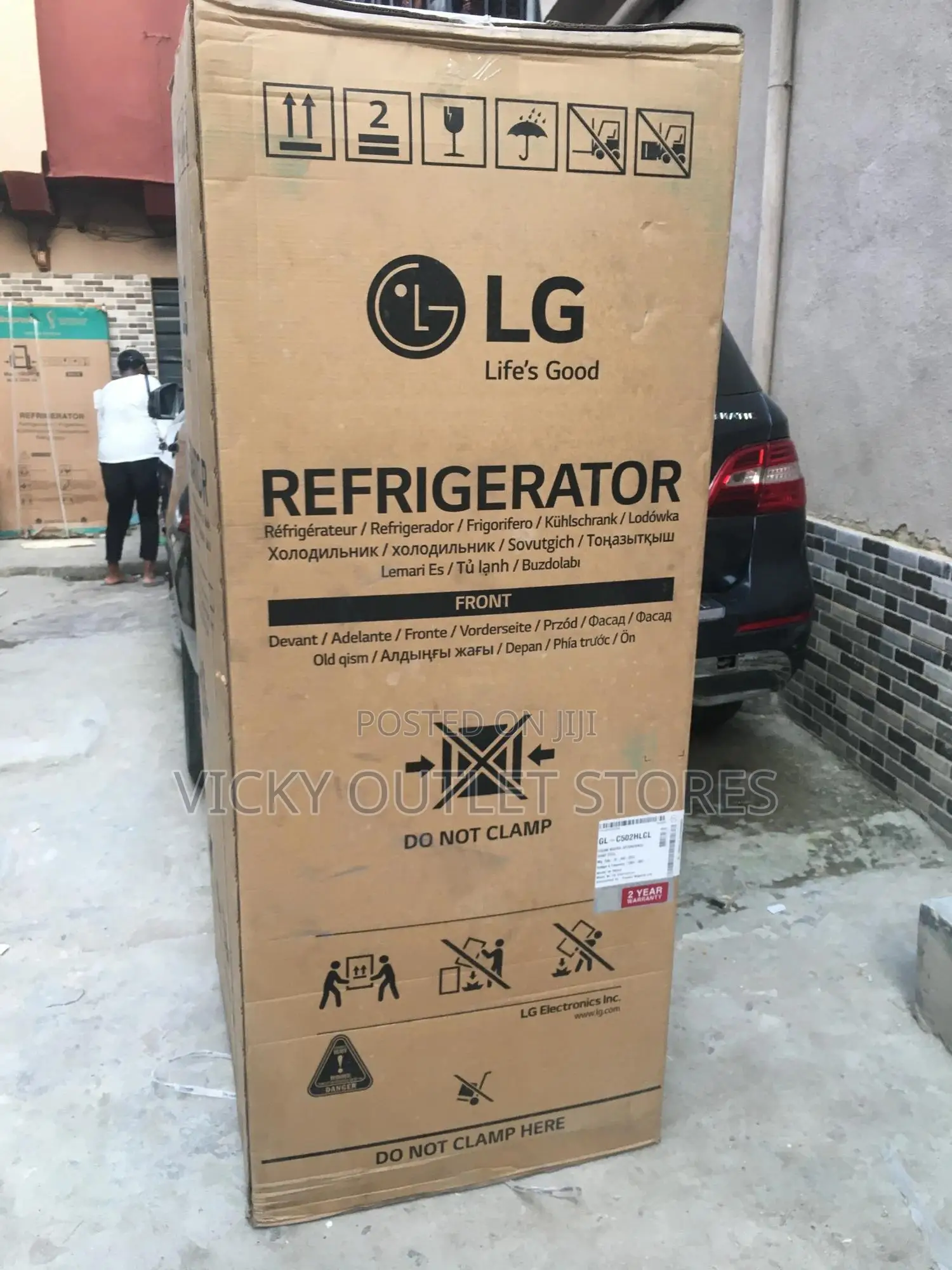 Lg Double Door Refrigerator 502hlcl-C